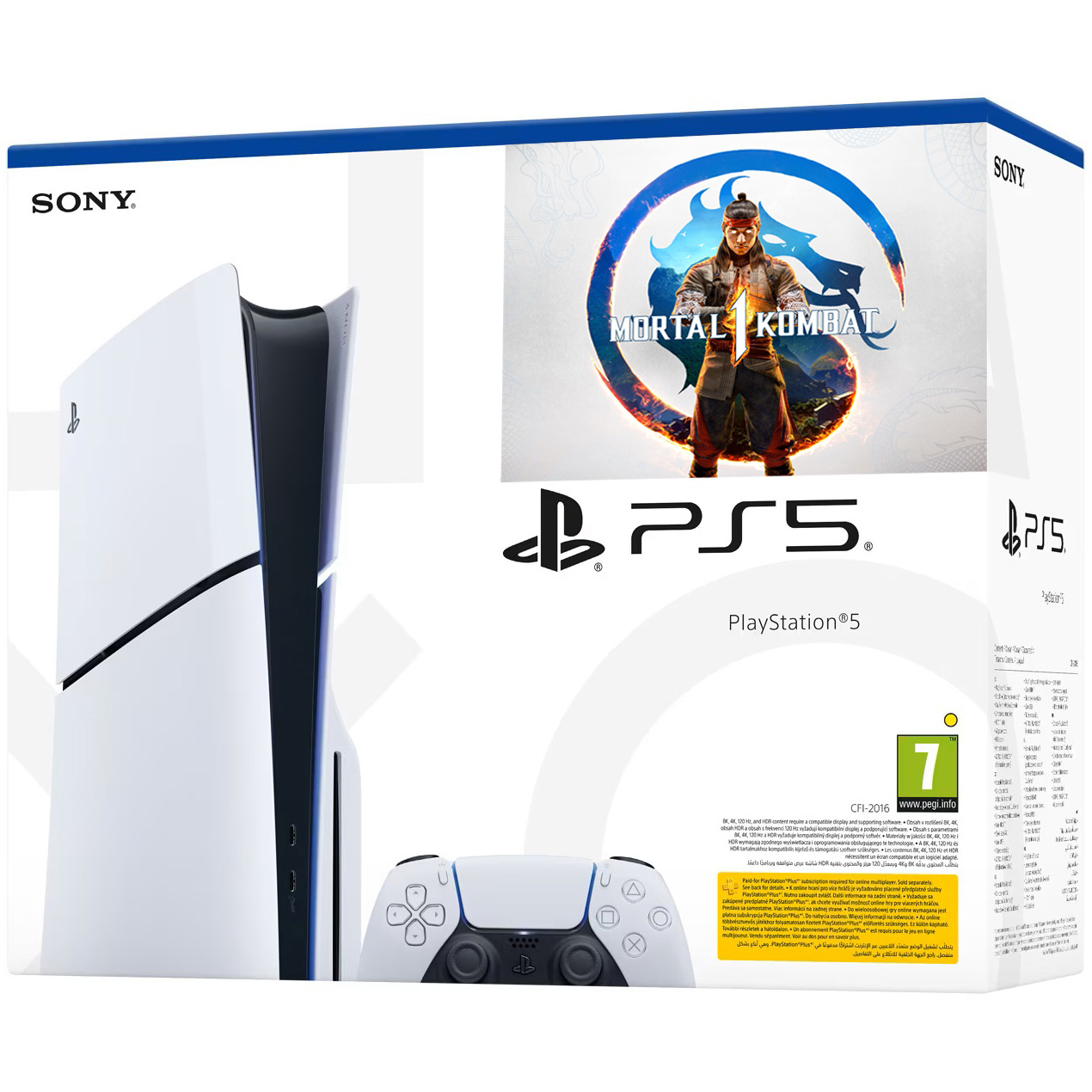 Controle De PlayStation 5 Sony Para PS5 Original Dualsense Sem Fio Branco Cfi Zct1w