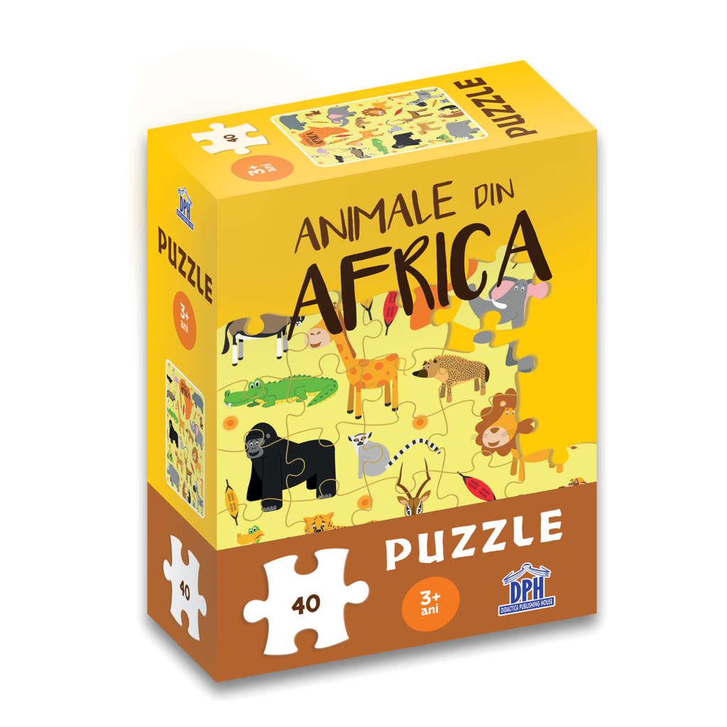 Vezi detalii pentru Animale din Africa: Puzzle