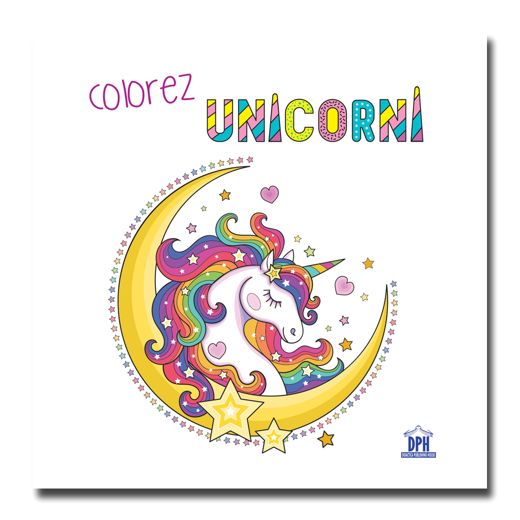 Vezi detalii pentru Colorez Unicorni: Carte de colorat