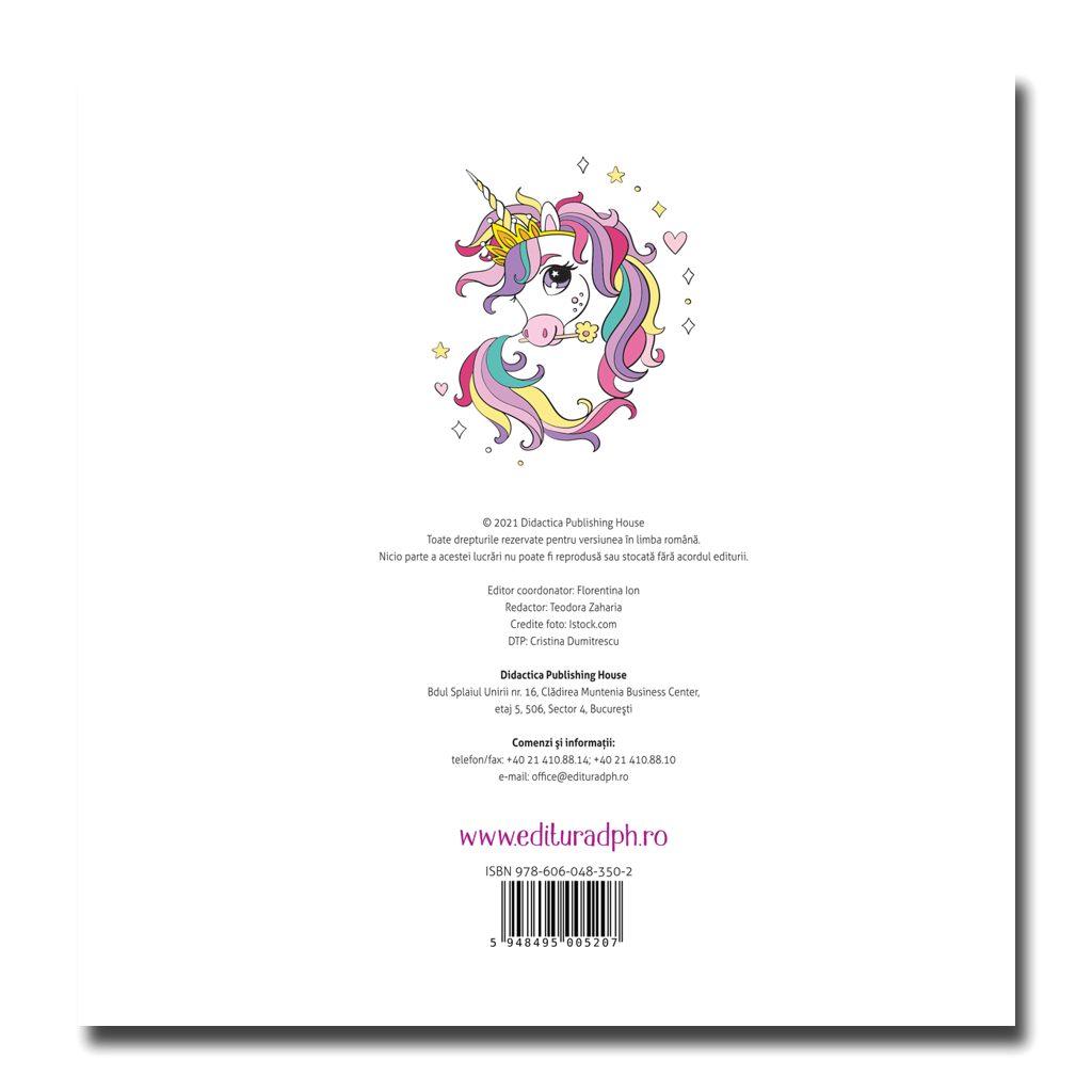 run out Perversion Growl Colorez Unicorni: Carte de colorat - -Editura DPH