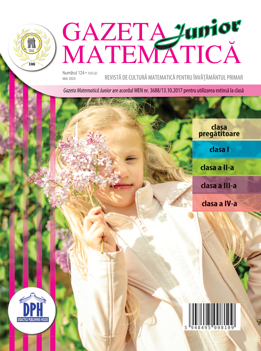 Vezi detalii pentru Gazeta Matematica Junior nr. 124 Mai 2023