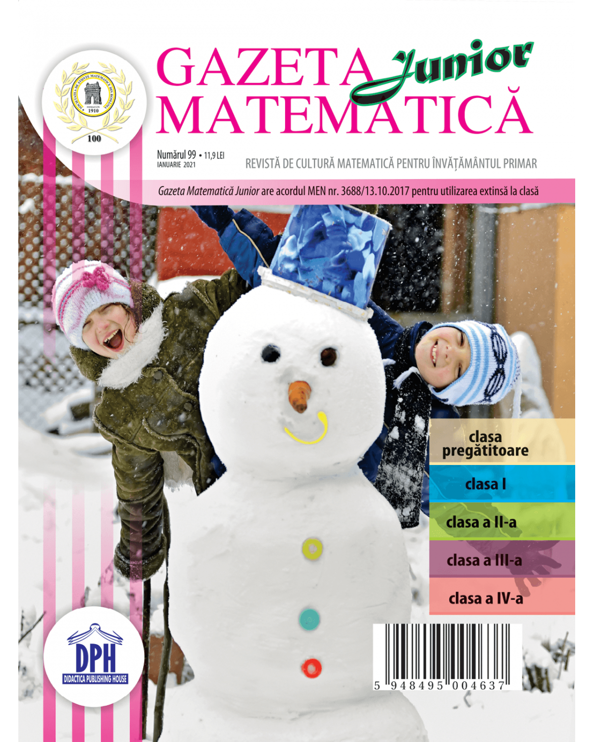 Gazeta Matematica Junior nr. 99 Ianuarie 2021