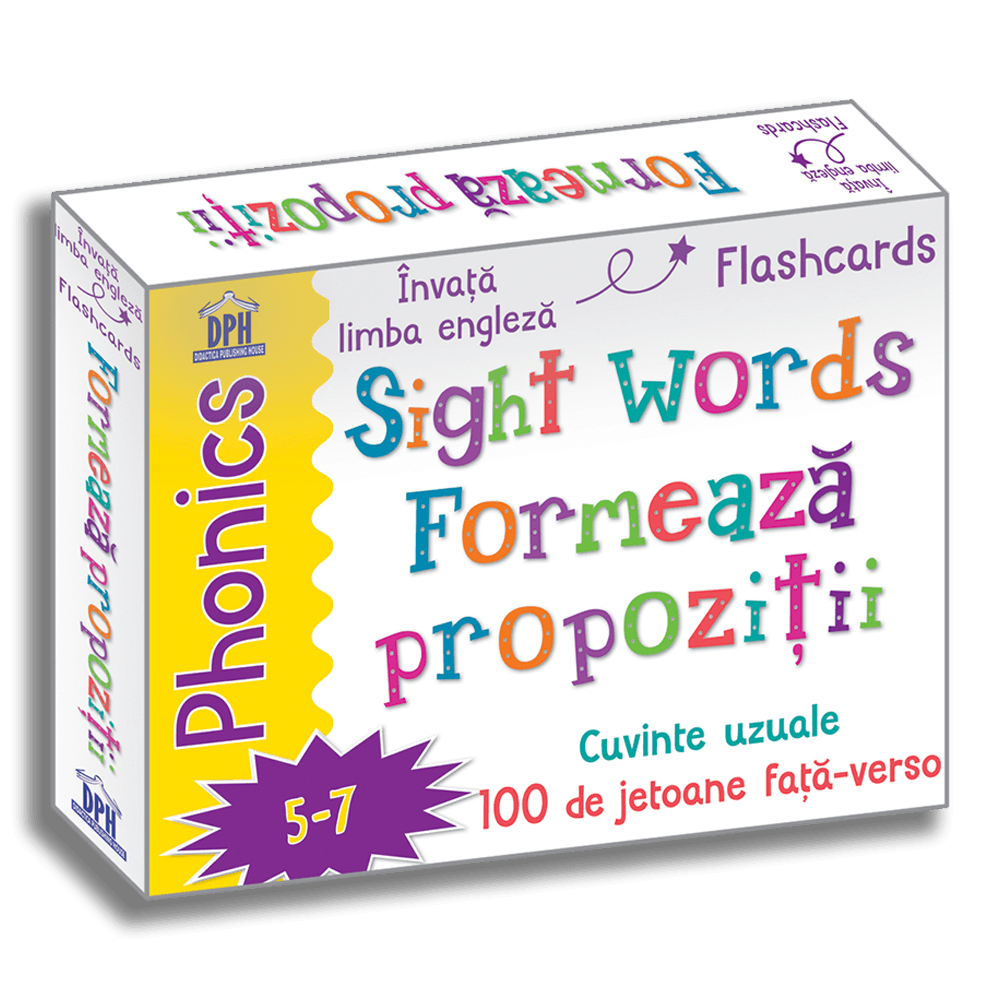 Vezi detalii pentru Sight words - Formeaza propozitii - Jetoane Limba Engleza