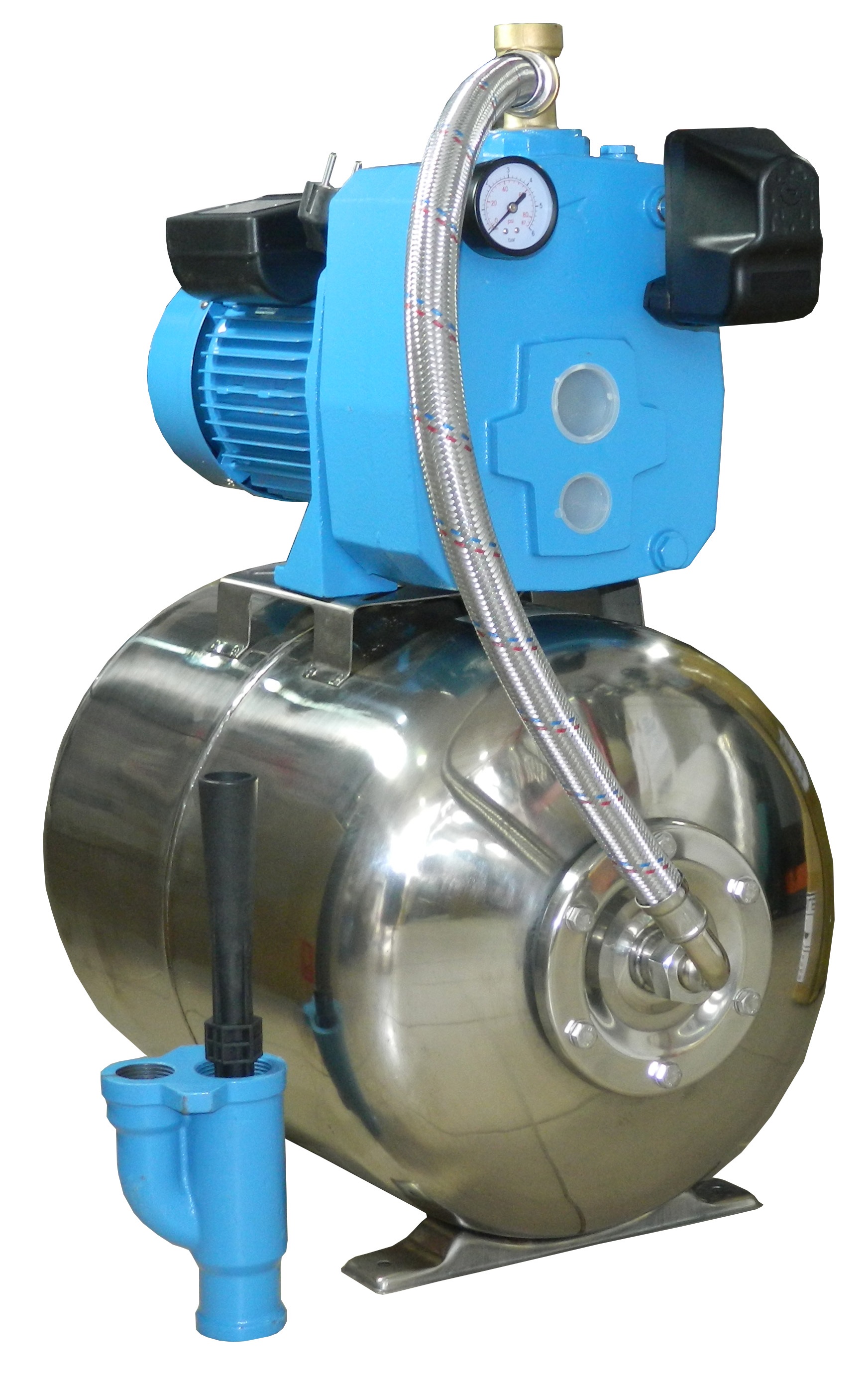Hidrofor cu ejector de adancime Combi 150 cu vas de 50 litri inox