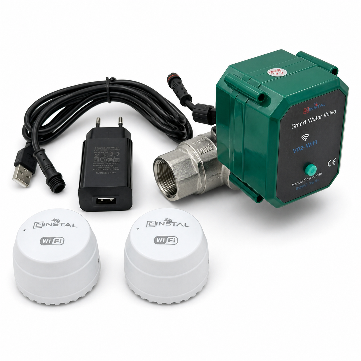 Shop Einstal Einstal Kit anti-inundatie robinet 1`` wifi v02 cu doi detectori