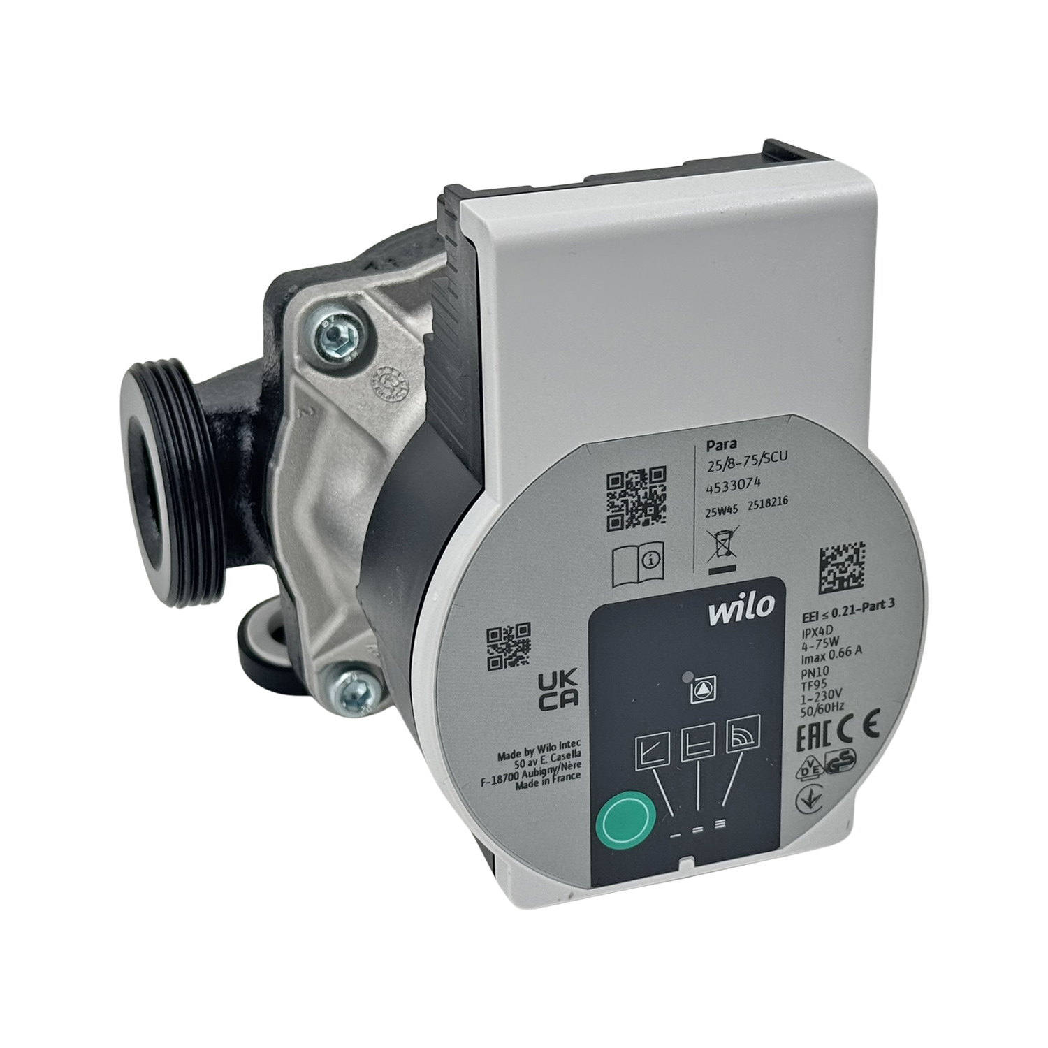 Shop Einstal Wilo Pompa recirculare variatie electronica wilo yonos para 25/8-75/scu lungime 130 mm