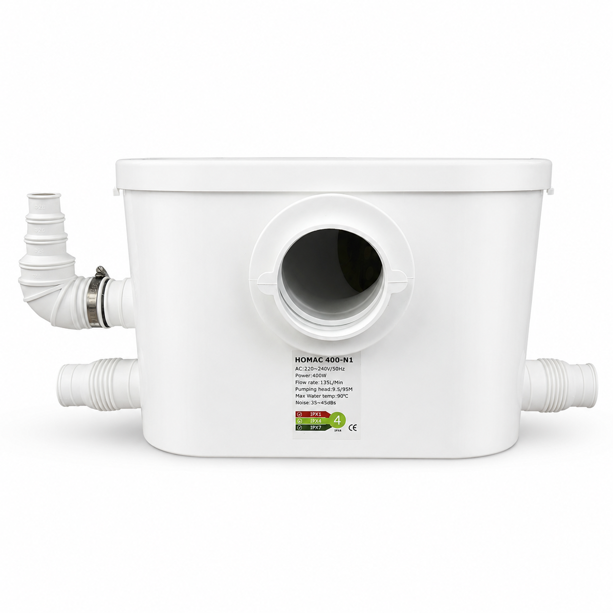 Shop Einstal Homac Pompa sanitara wc cu tocator homac 550 n1
