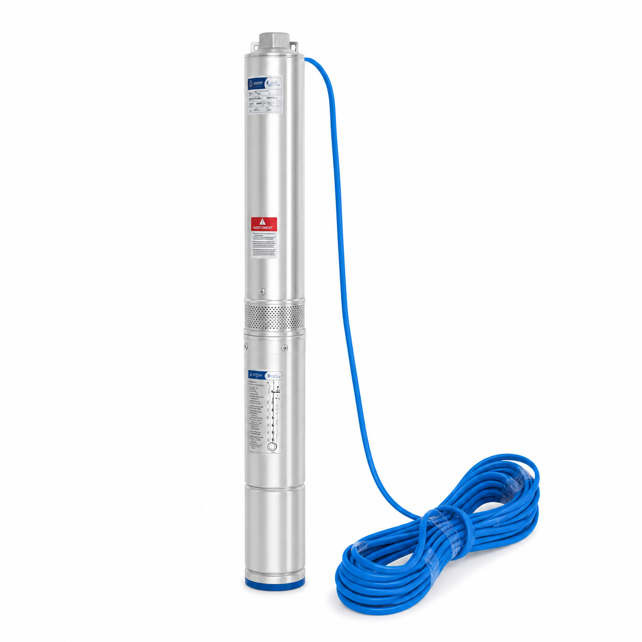 Shop Einstal ULTRA FLOWTECH Pompa submersibila multietajata ultra flowtech 4sbm 3-12 putere 750w inaltime pompare 86 m debit 80 litri-minut
