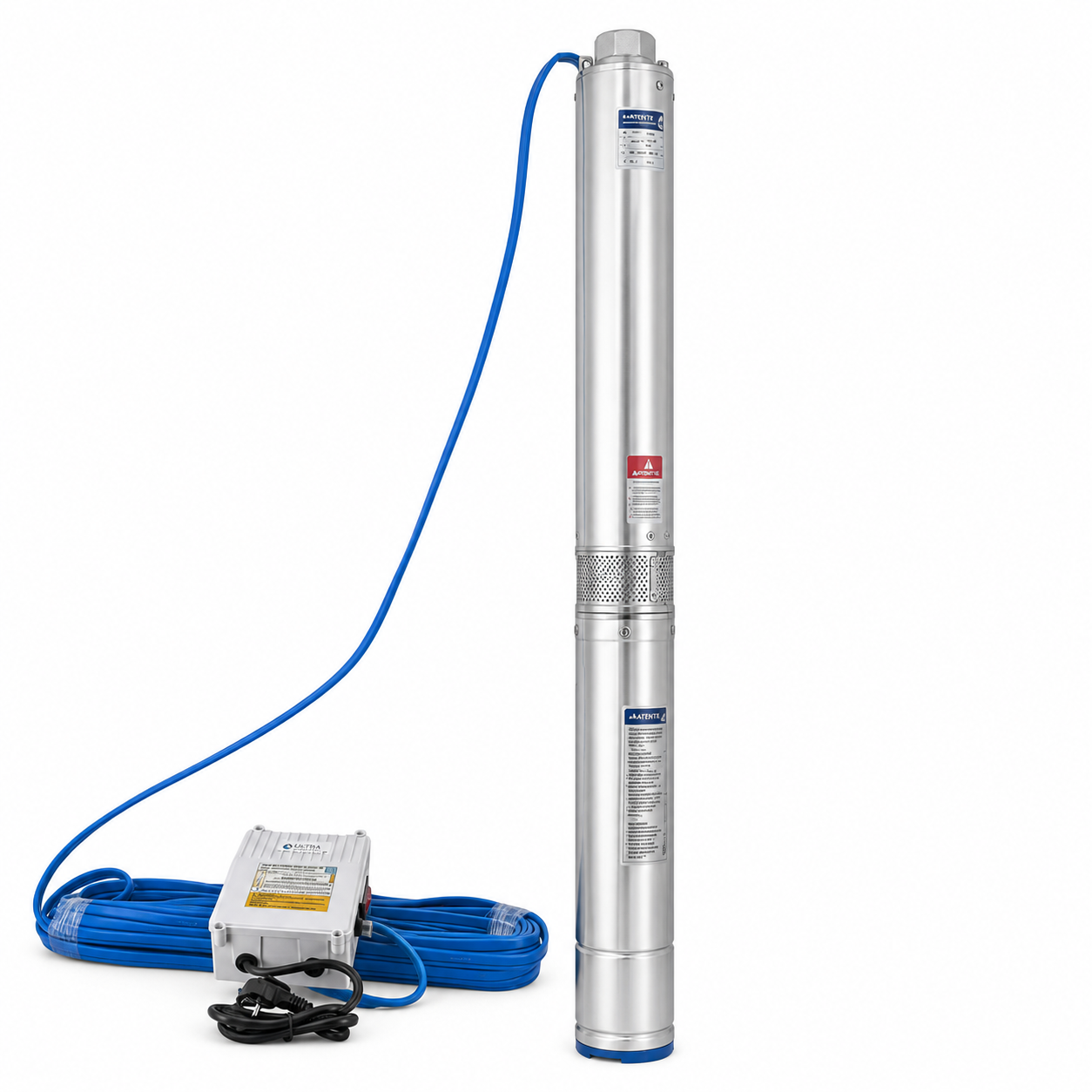 Shop Einstal ULTRA FLOWTECH Pompa submersibila multietajata ultra flowtech 4sbm 10s-10 putere 1500w inaltime pompare 67 m debit 225