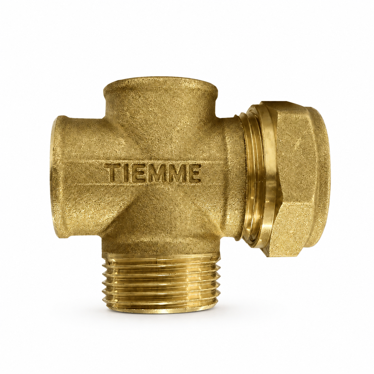 Racord cruce compresie teava cupru 22 x 3/4 Tiemme - Shop Ei