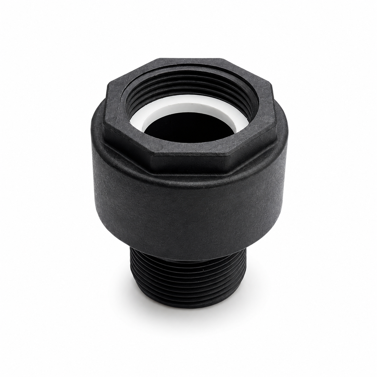 Racord plastic drept cu semiolandez filet 1 1/4 Italtecnica