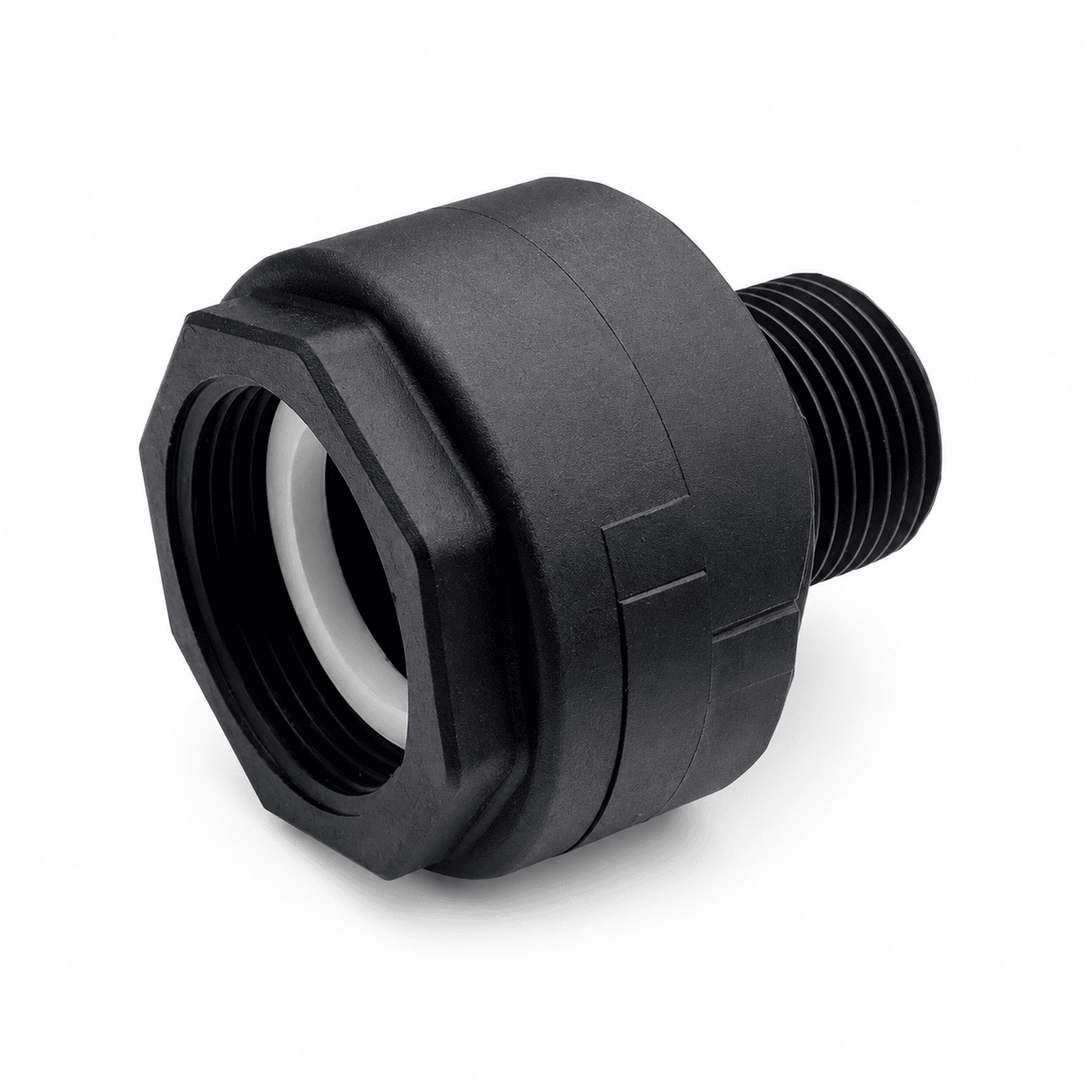 Racord plastic drept cu semiolandez filet 1 1/4 x 1 Italtecn