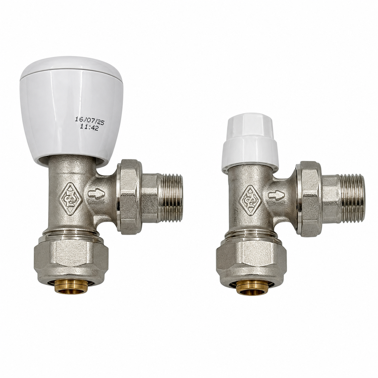 Shop Einstal KAS Set robineti calorifer tur retur 1/2 teava pex 16 mm kas