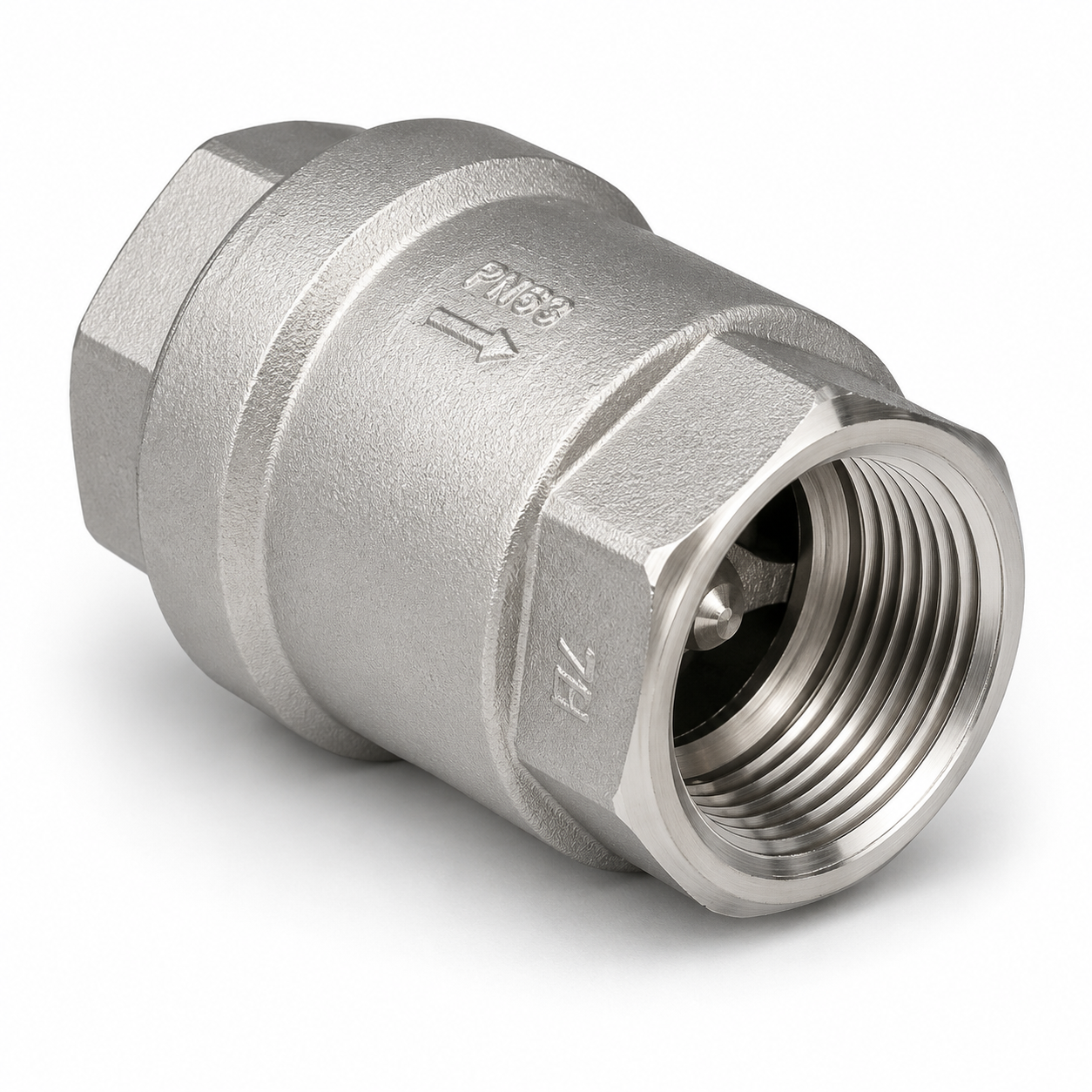 Supapa sens 1 inox 316(CF8M) Pn63 Iso 7 MV-55V DN25 Einstal