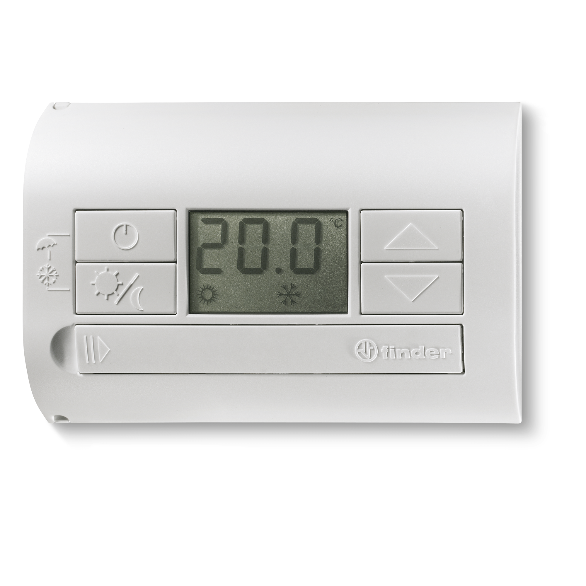 1T3190030000 Termostat, fixare pe perete, On/Off/vara/iarna, 1C, 10A, temperatura reglabila, alb