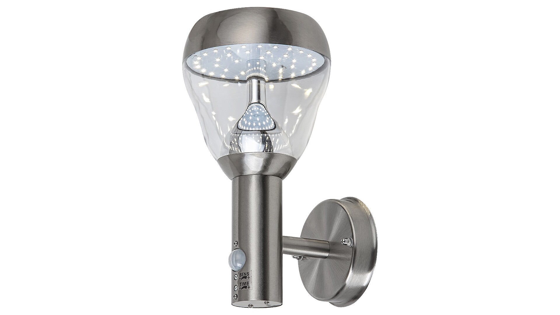 Amalfi lampa pentru perete exerior, crom satin, LED 8W, 760lm, 4000K, IP44