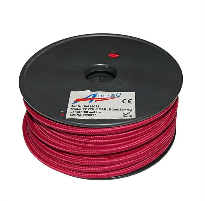 cablu "cordon" flexibil 2x0,50mm² - fuchsia inchis