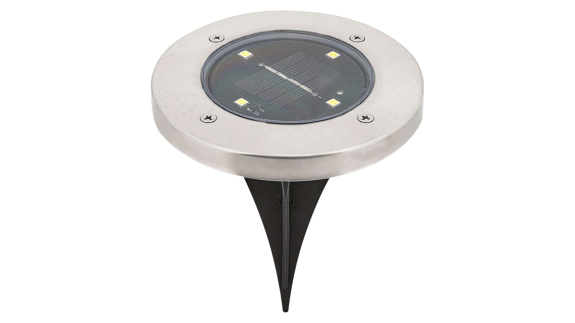 Lampa solara Dannet senzor chr/blckLED0.24 W 7975|inclus timbru verde 0.45lei