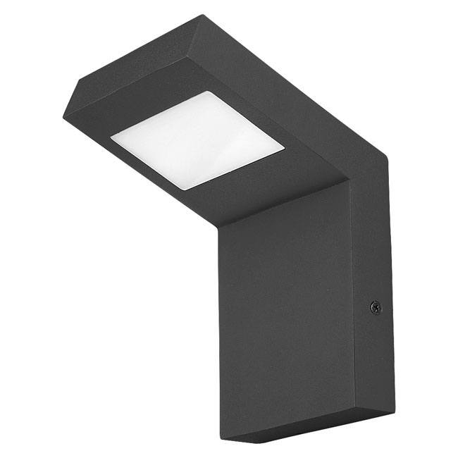 Lima lampa pentru perete exteriorcu senzor, negru mat, LED 9W, 600lm, 3000K, IP44