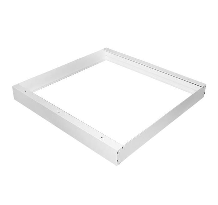 Rama 60x60x6,5cm alba din aluminiu pentru LED PANEL 60x60x3