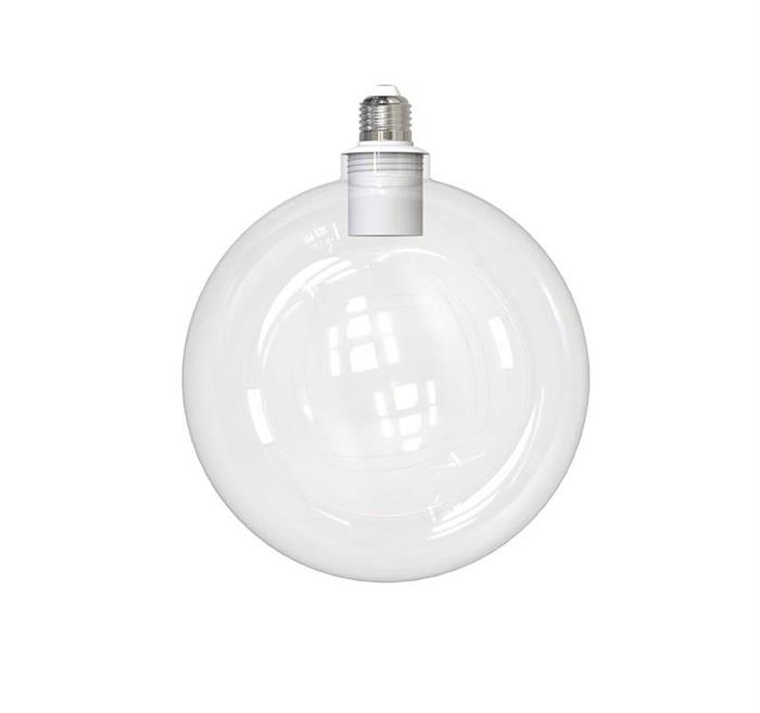 Sticla ornamentala "BALL" transparent cu dulie adaptor E27