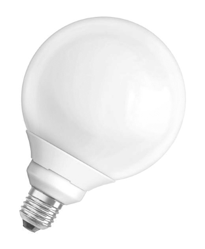 Bec fluorescent 20W/827 230V E27 - Longlife Globe