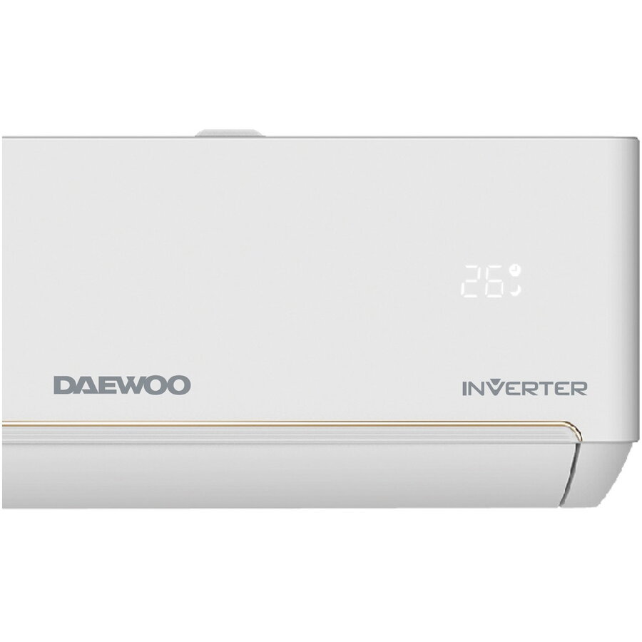 Aer conditionat Daewoo DAC-09PROW, 9000 Btu, 2600 W, 2630 W, 8 kg, 22 kg, 1 unitati interioare, 7 trepte ventilatie, alb