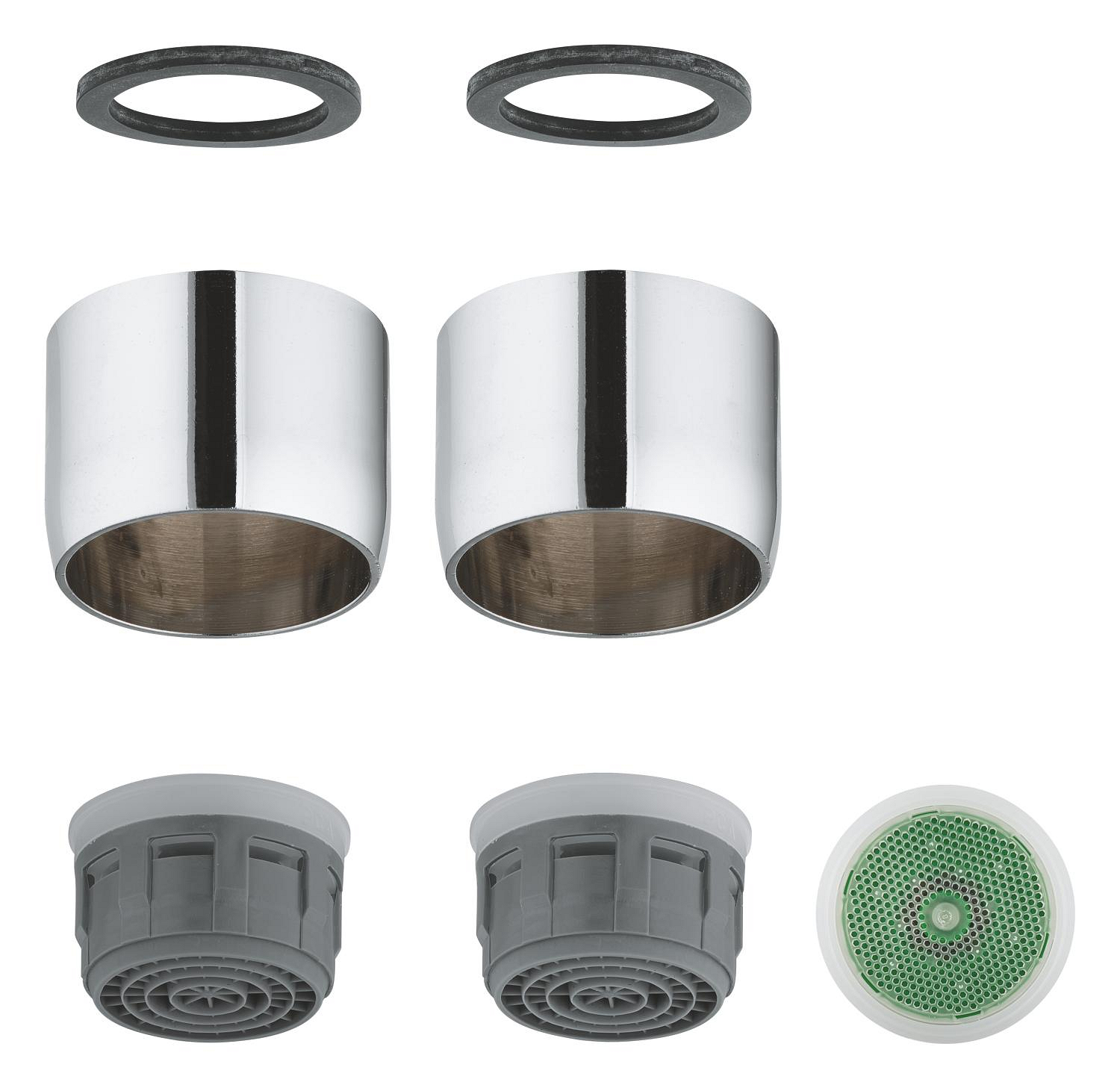 Grohe Aerator grohe, m22, 2 bucati, 5.7 l/min, crom, 40527000