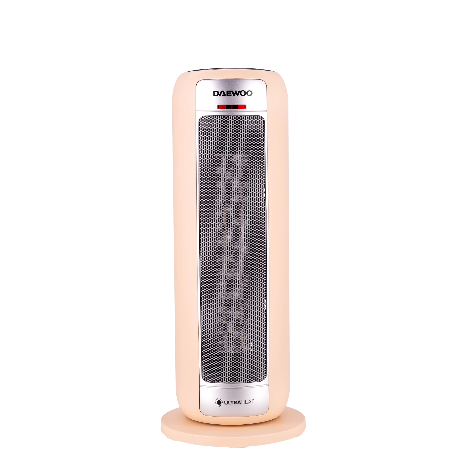 Daewoo Aeroterma ceramica daewoo, 2200 w, 2 trepte, protectie, oscilare, telecomanda, display, bej, dth2200c