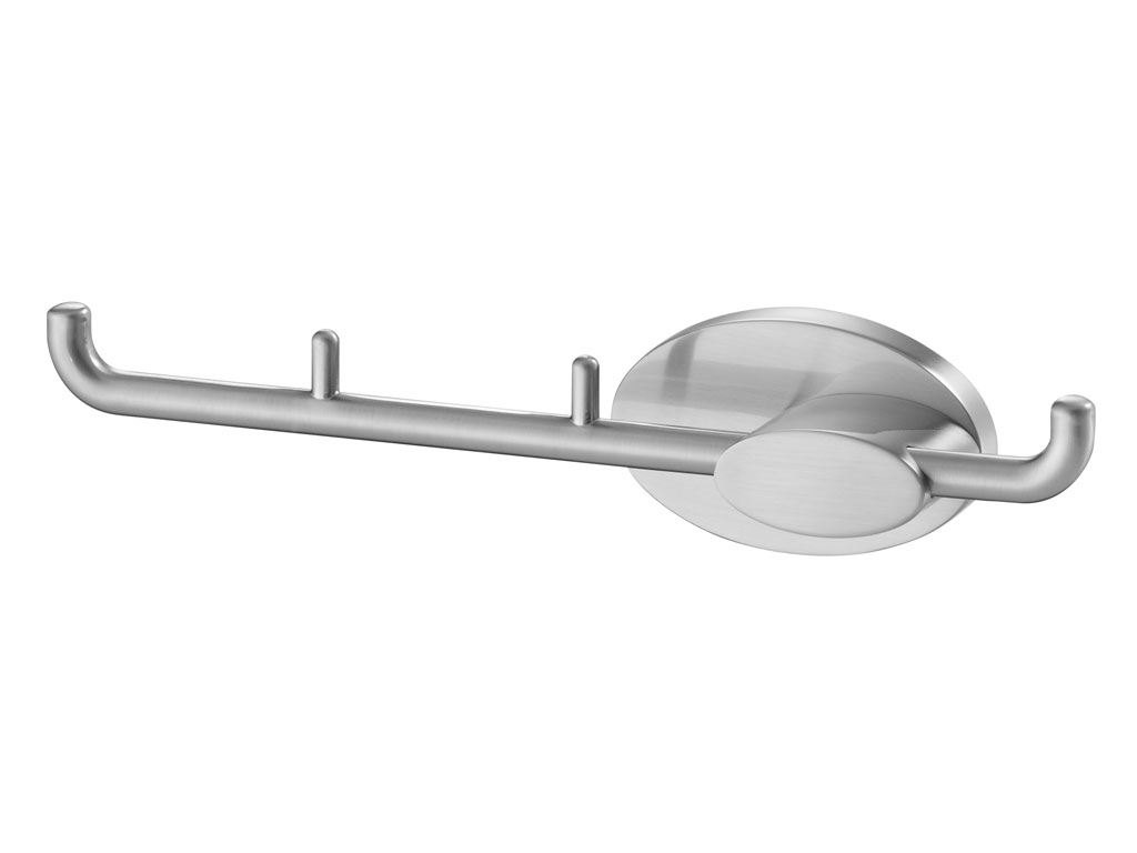 Bisk Agatatoare bisk side 03117, 193 mm, 4 suporti, montare pe perete, mat, crom