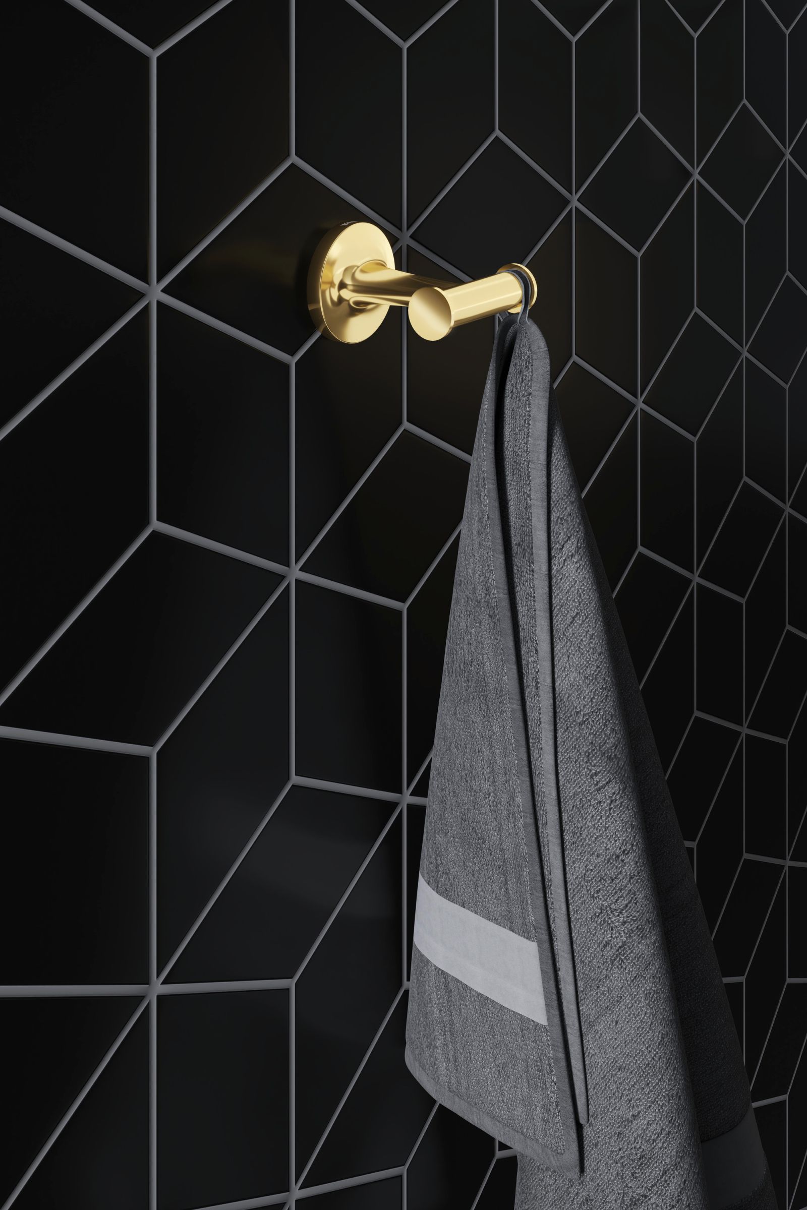 Agatatoare baie Duravit 0099303400, dubla Starck T, tip instalare pe p