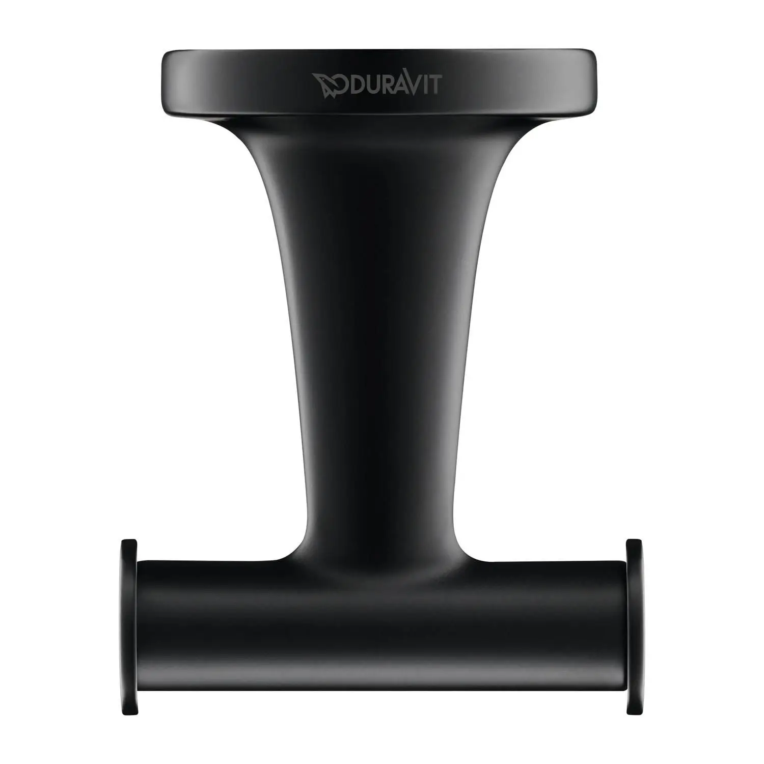 Duravit  Agatatoare duravit starck t, pe perete, metal, mat, negru, 0099304600