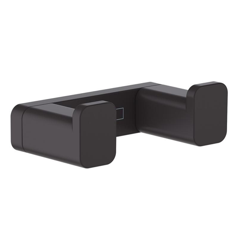 Hansgrohe Agatatoare hansgrohe addstoris 41755670, 2 cuie, montare pe perete, metal, mat, negru