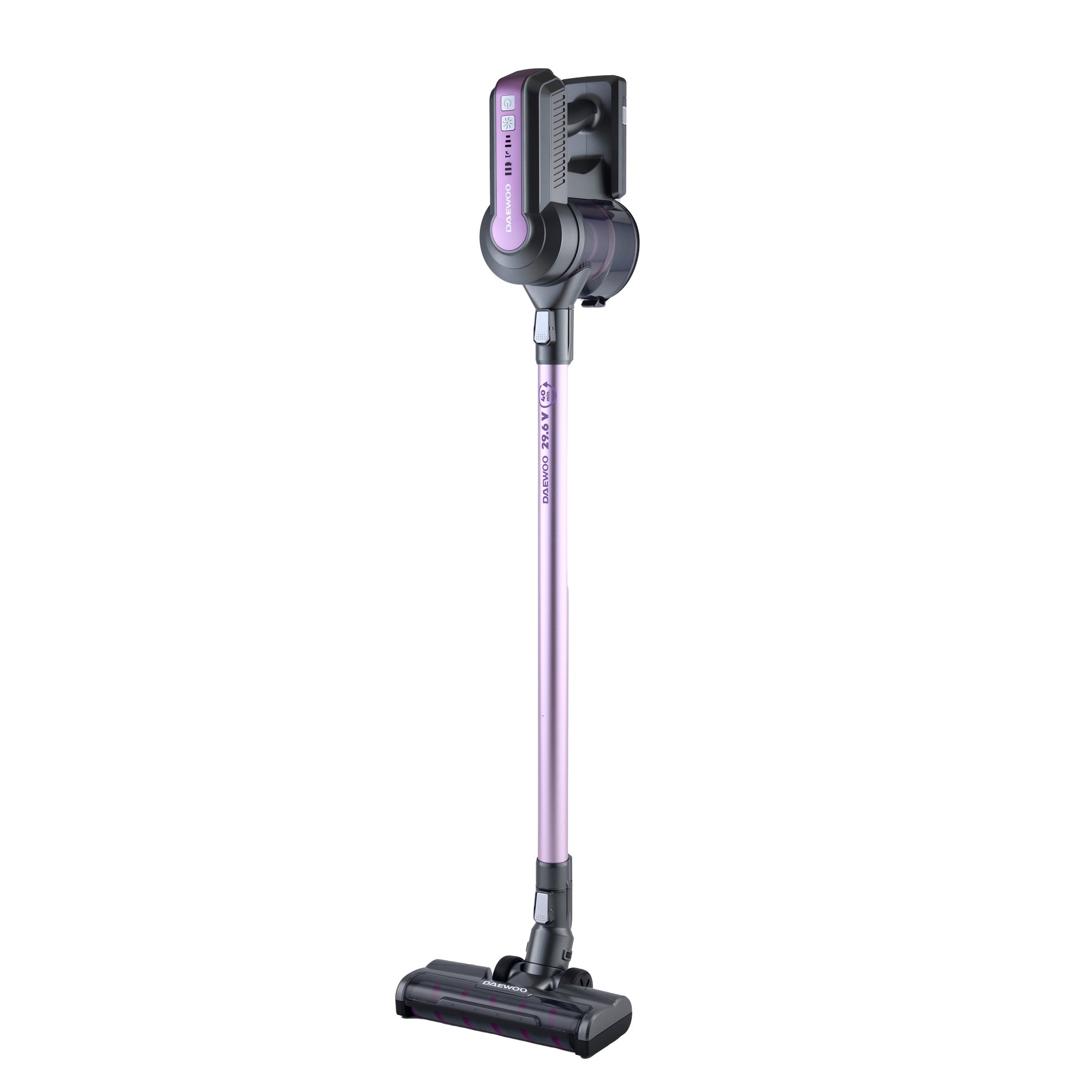 Aspirator vertical Daewoo RSH-410GP-1, 300 W, 100 W, 0.4 l, 18.7 cm, 26 cm, 111 cm, 2.91 kg, 40 autonomie min, Mov