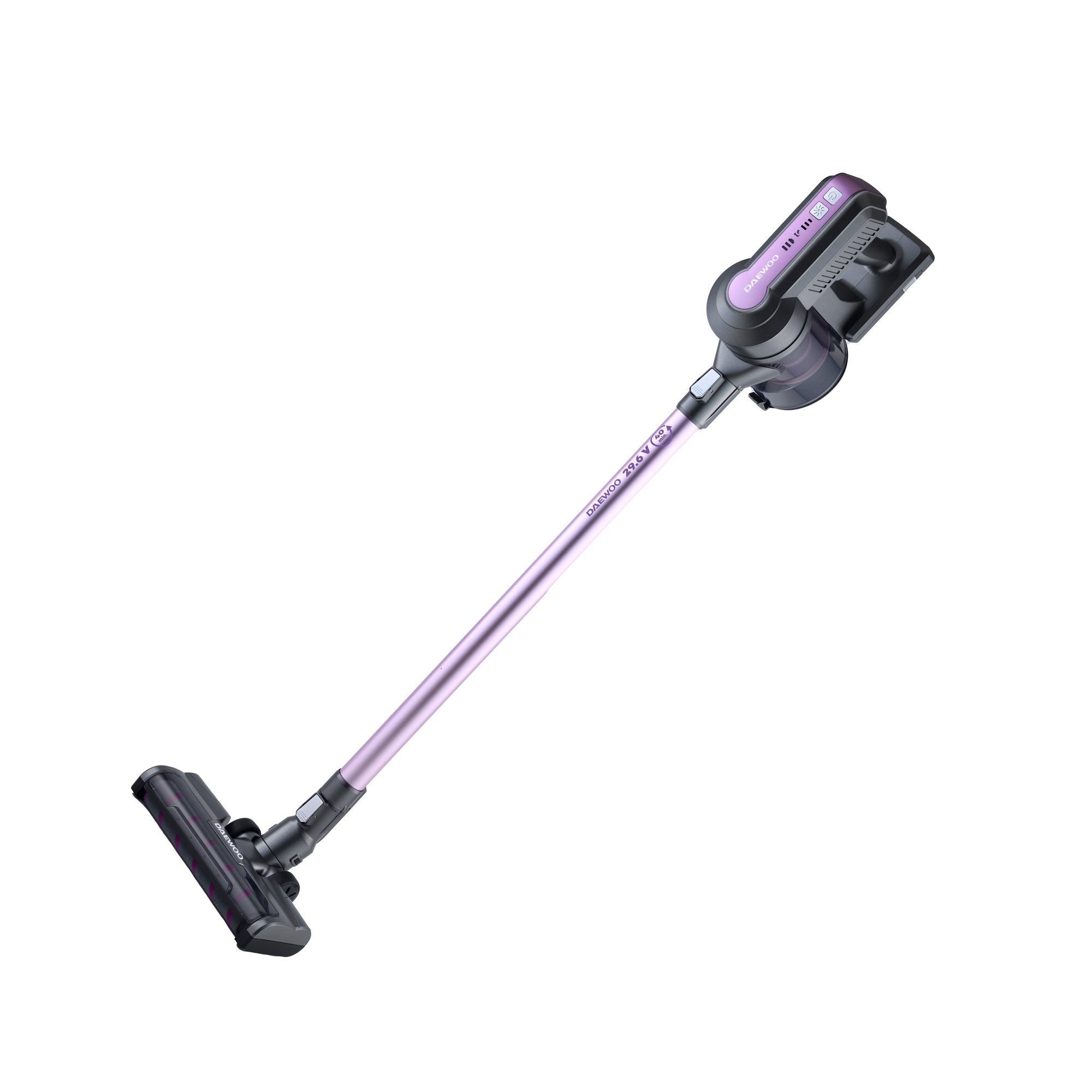 Aspirator vertical Daewoo RSH-410GP-1, 300 W, 100 W, 0.4 l, 18.7 cm, 26 cm, 111 cm, 2.91 kg, 40 autonomie min, Mov