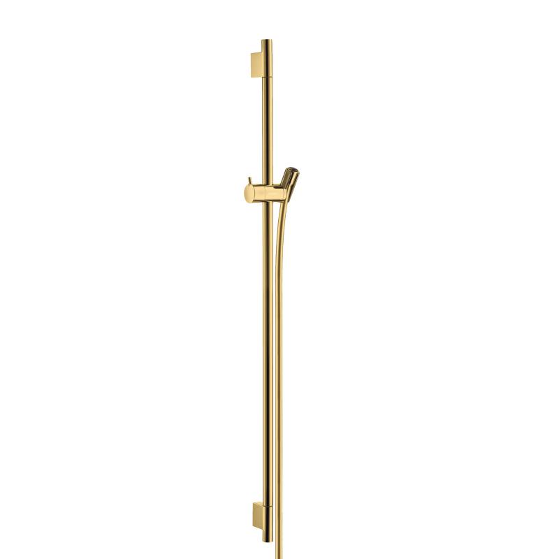 Hansgrohe Bara de dus hansgrohe unica s 28631990, 1/2'', universala, aparenta, 900 mm, glisor, furtun 1.6 m, lucios, auriu