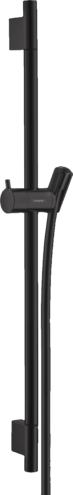 Hansgrohe Bara de dus hansgrohe unica s puro 28632670, 650 mm, aparenta, furtun 1.6 m, pivotanta, mat, negru
