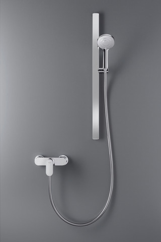 Bara de dus Duravit UV0600005010, dus, montaj pe perete, suport para d