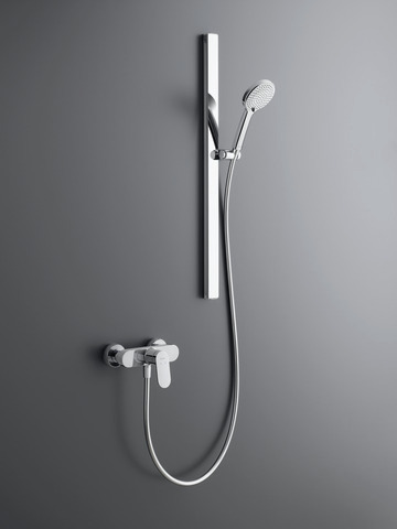 Bara de dus Duravit UV0600005010, dus, montaj pe perete, suport para d