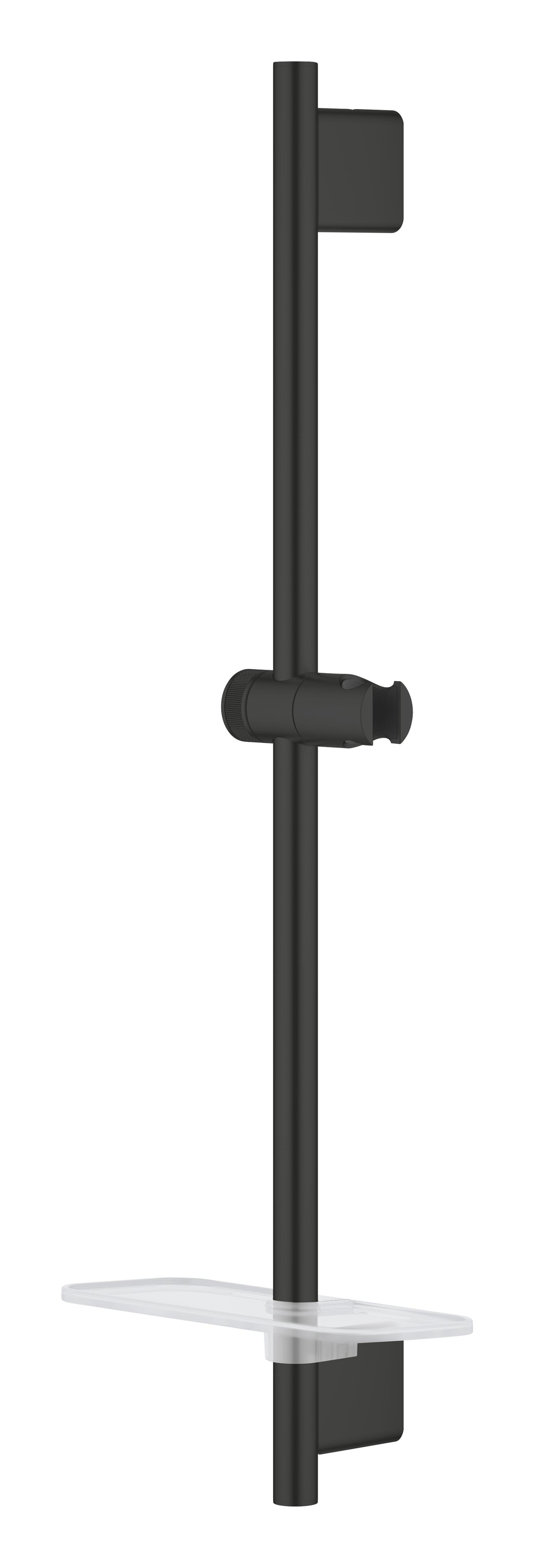 Bara dus fix Grohe 266022430, 630 mm, 78 mm, universal, suport dus reglabil, pe perete, abs, bara de dus, Negru