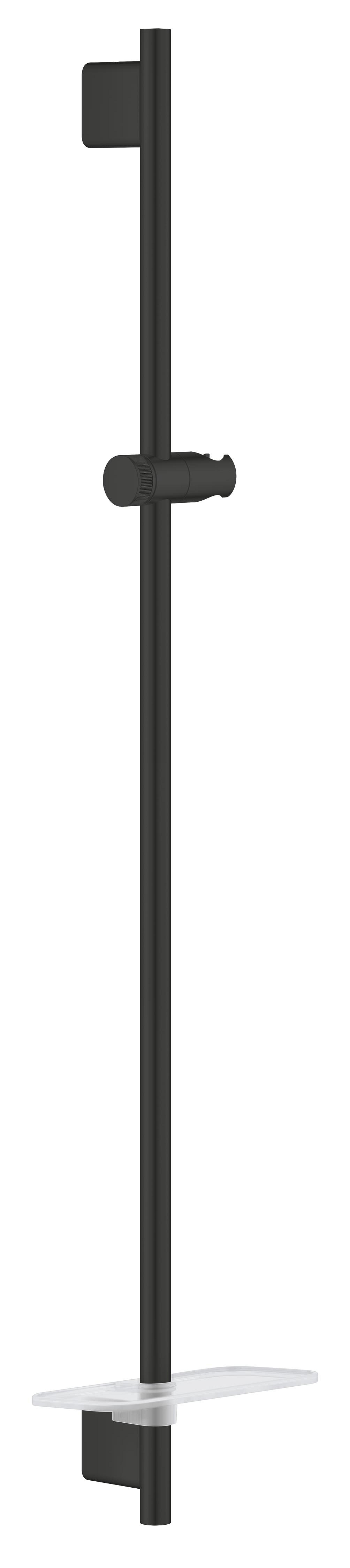 Bara dus fix Grohe 266032430, 930 mm, 78 mm, universal, suport dus reglabil, pe perete, abs, bara de dus, Negru