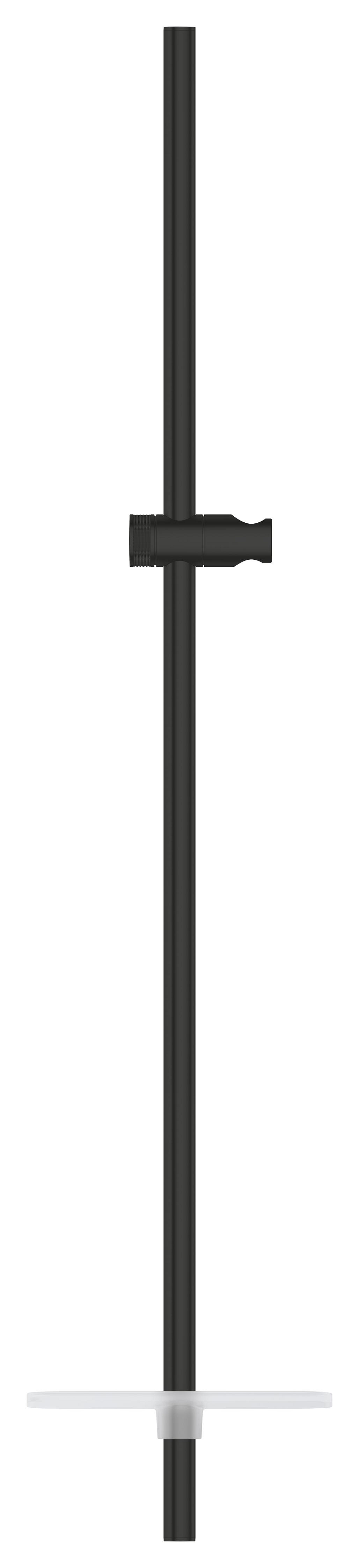 Bara dus fix Grohe 266032430, 930 mm, 78 mm, universal, suport dus reglabil, pe perete, abs, bara de dus, Negru