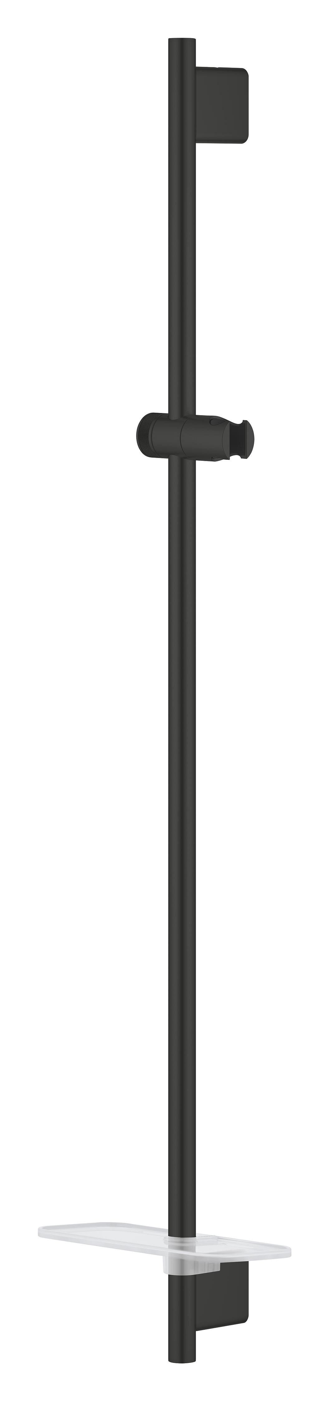Bara dus fix Grohe 266032430, 930 mm, 78 mm, universal, suport dus reglabil, pe perete, abs, bara de dus, Negru