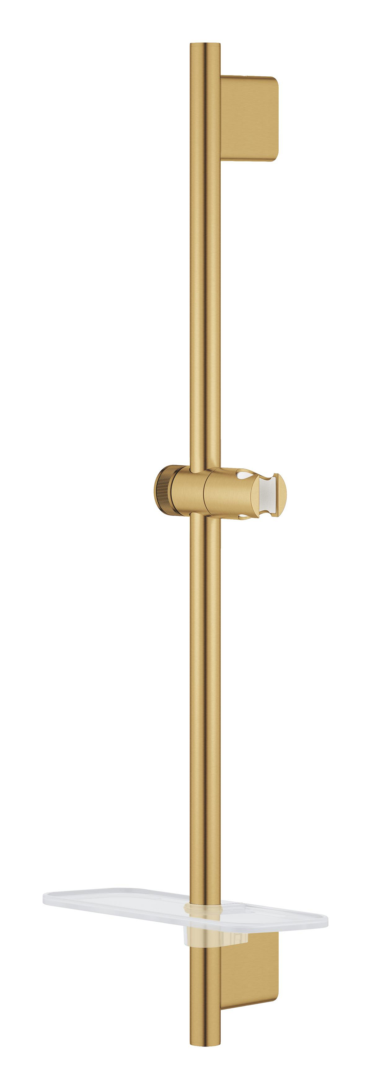 Bara dus Grohe 26602GN0, 630 mm, 78 mm, universal, suport dus reglabil, pe perete, metal, plastic, Auriu