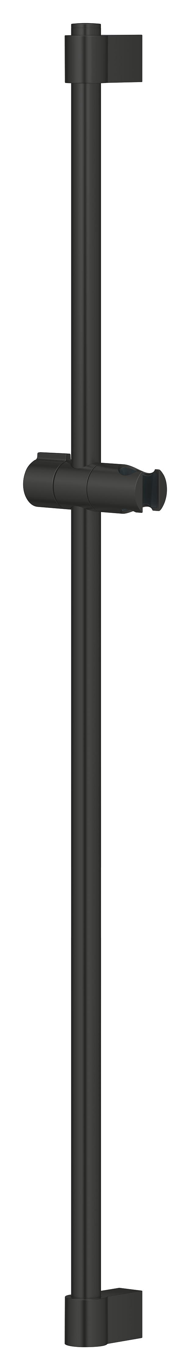 Bara dus Grohe 275242431, 900 mm, 70 mm, universal, pe perete, plastic, metal, suport para dus incorporat, Negru