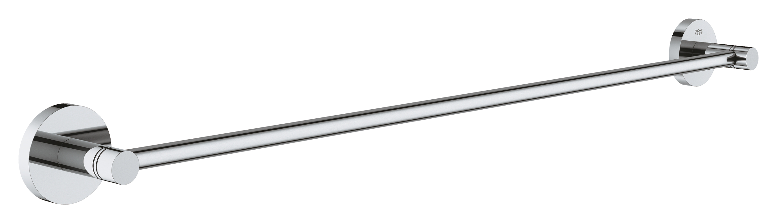 Grohe Bara prosop grohe essentials, 600 mm, pe perete, metal, crom, 40366001