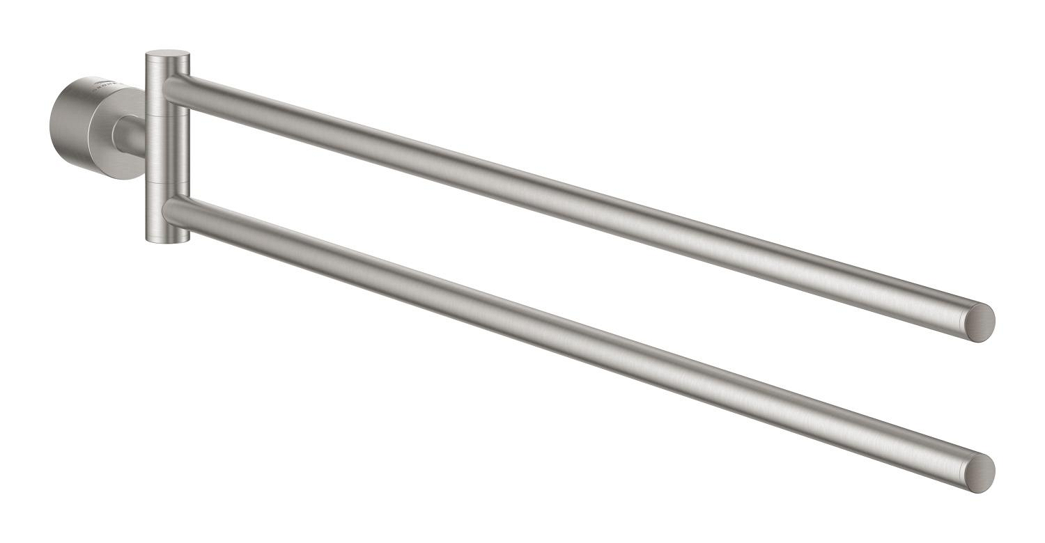 Grohe SPA Bara prosop grohe spa atrio, pe perete, 490 mm, metal, mat, otel satinat, 40888dc0