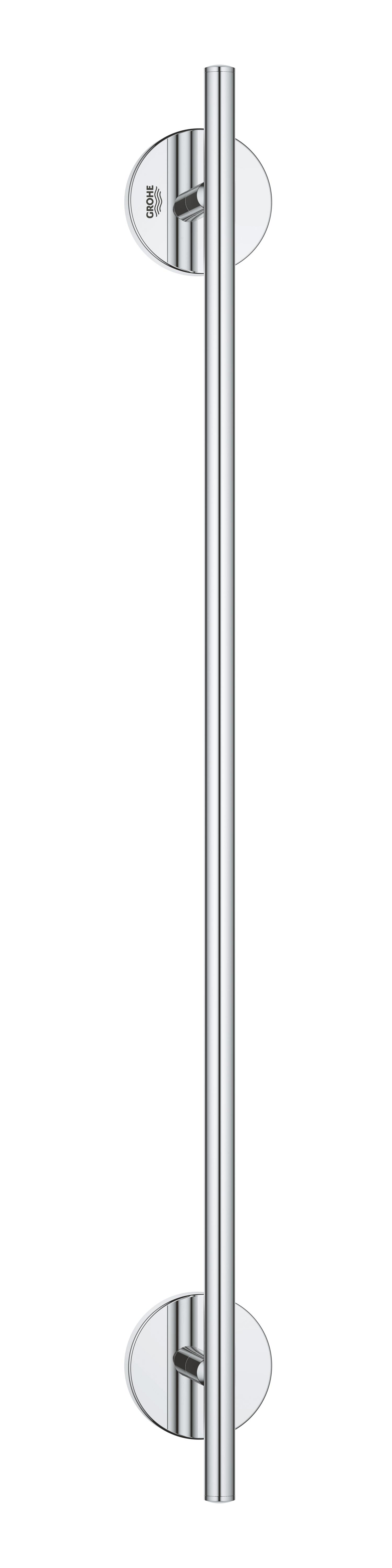 Bara prosop Grohe 41166000, 523 mm, 56 mm, 2 orificii instalare, 1 rafturi, pe perete, metal, posibiltiate lipire, Crom