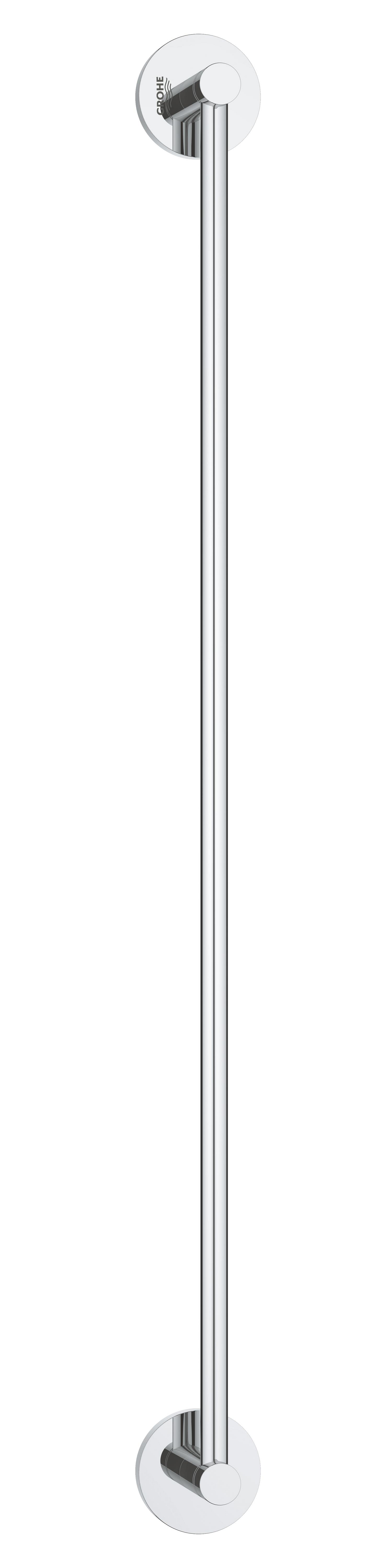 Bara prosop Grohe 41178000, 625 mm, 60 mm, 2 orificii instalare, 1 rafturi, pe perete, metal, posibiltiate lipire, Crom
