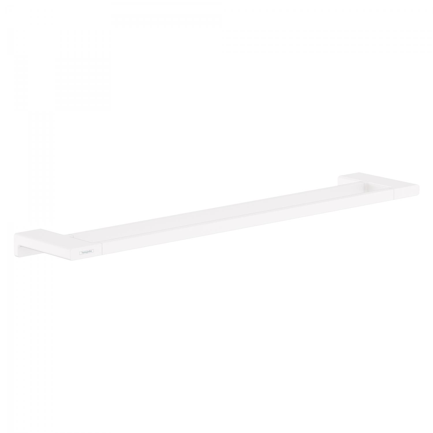 Hansgrohe Bara prosop hansgrohe addstoris, pe perete, 650 mm, dubla, metal, mat, alb, 41743700